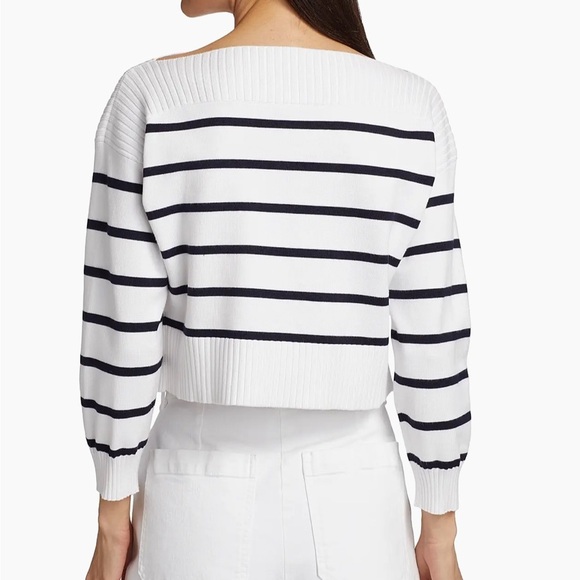 Marella Doll Striped Crop Sweater - Picture 5 of 14